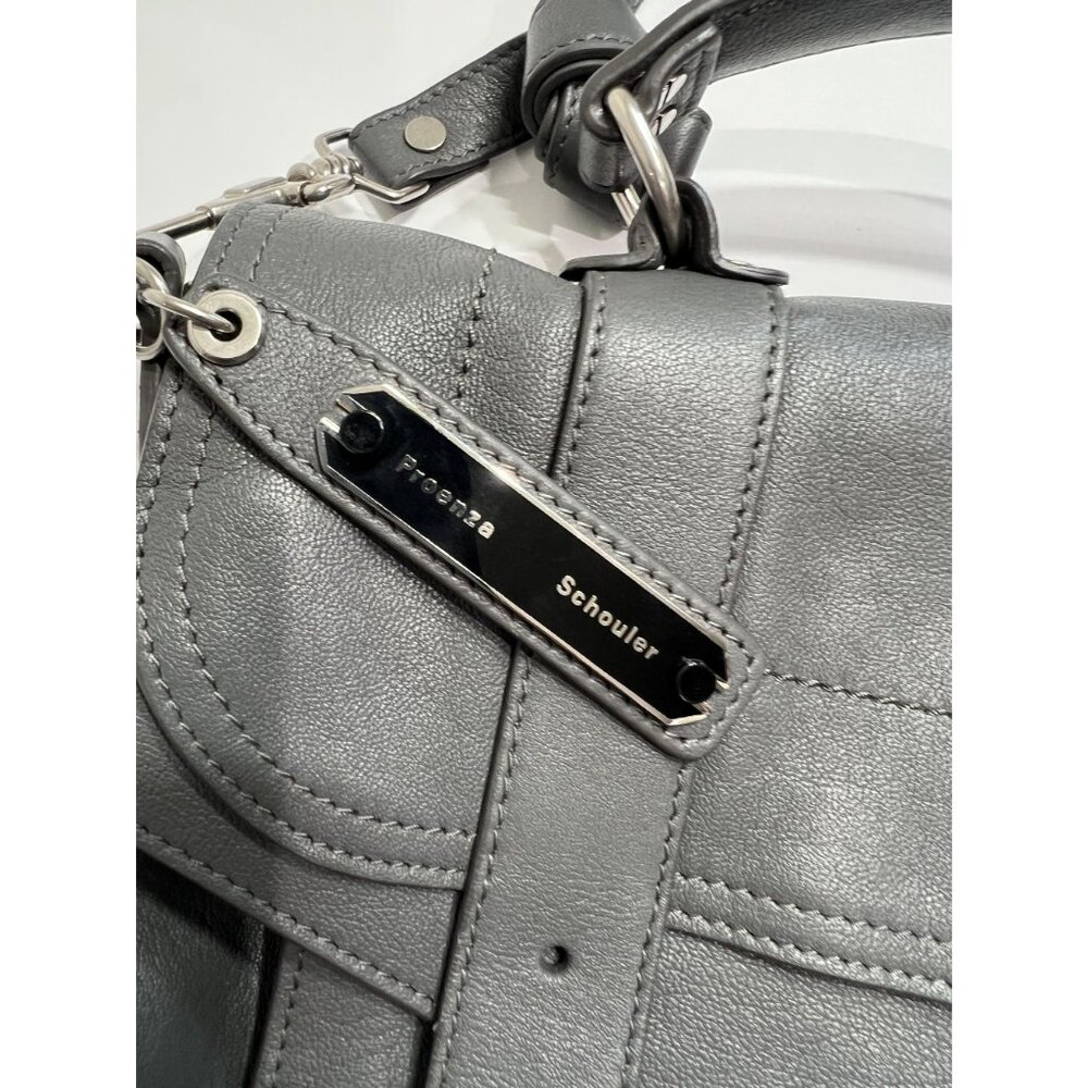 Proenza Schouler PS1 Medium Bag in Grey Leather - Picture 4 of 6
